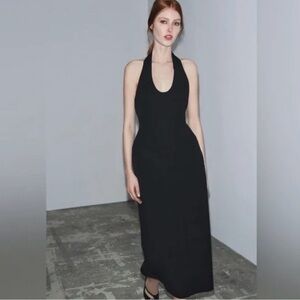 Zara limited edition Black Backless Dress